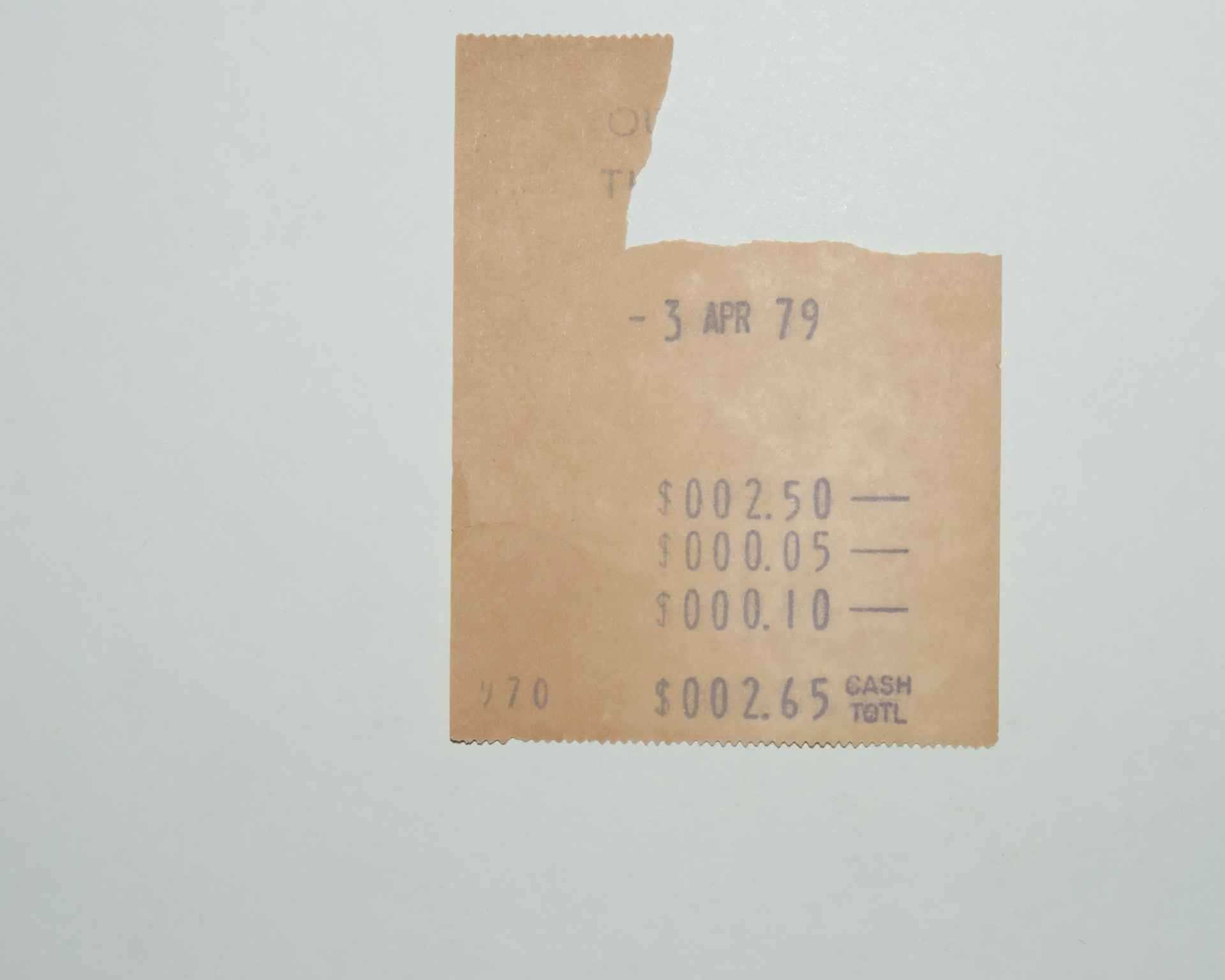 什麼是空白收據？